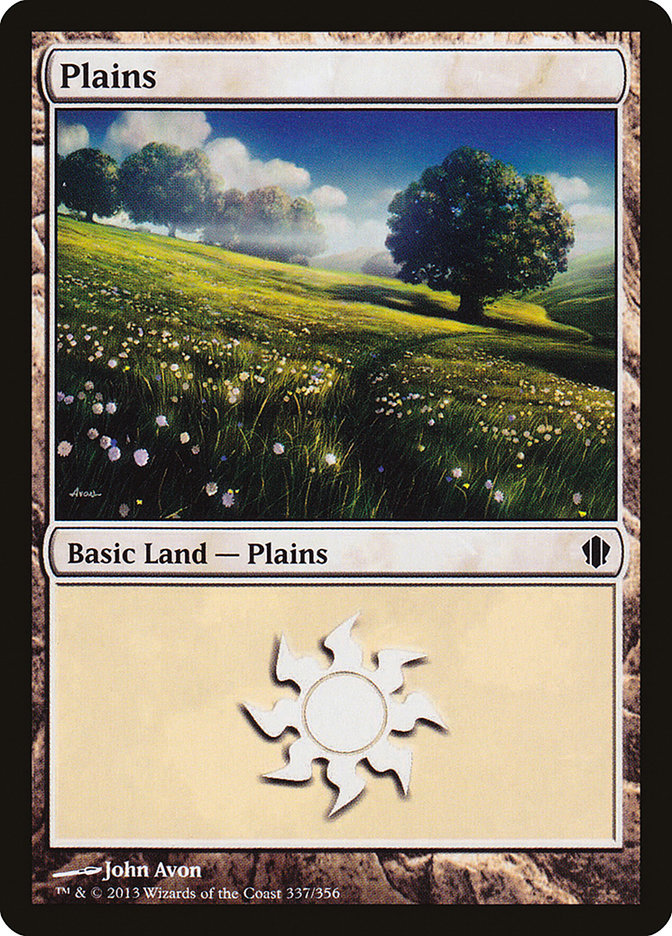 Plains (337) [Commander 2013] | Good Games Modbury