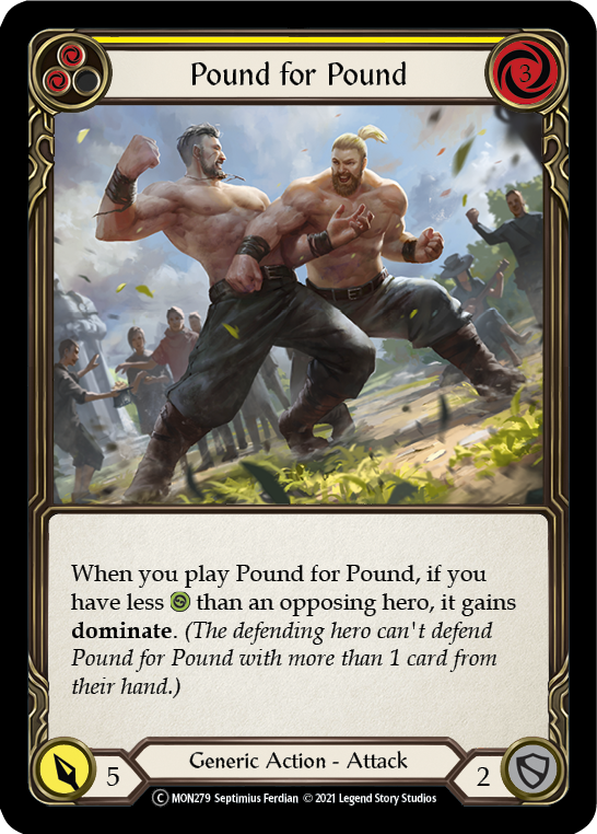 Pound for Pound (Yellow) [U-MON279] (Monarch Unlimited)  Unlimited Normal | Good Games Modbury