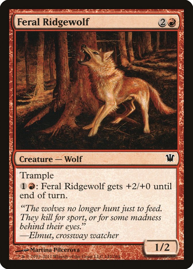 Feral Ridgewolf [Innistrad] | Good Games Modbury
