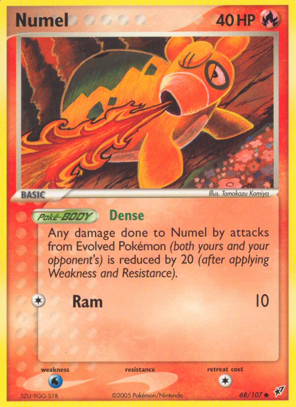 Numel (68/107) [EX: Deoxys] | Good Games Modbury