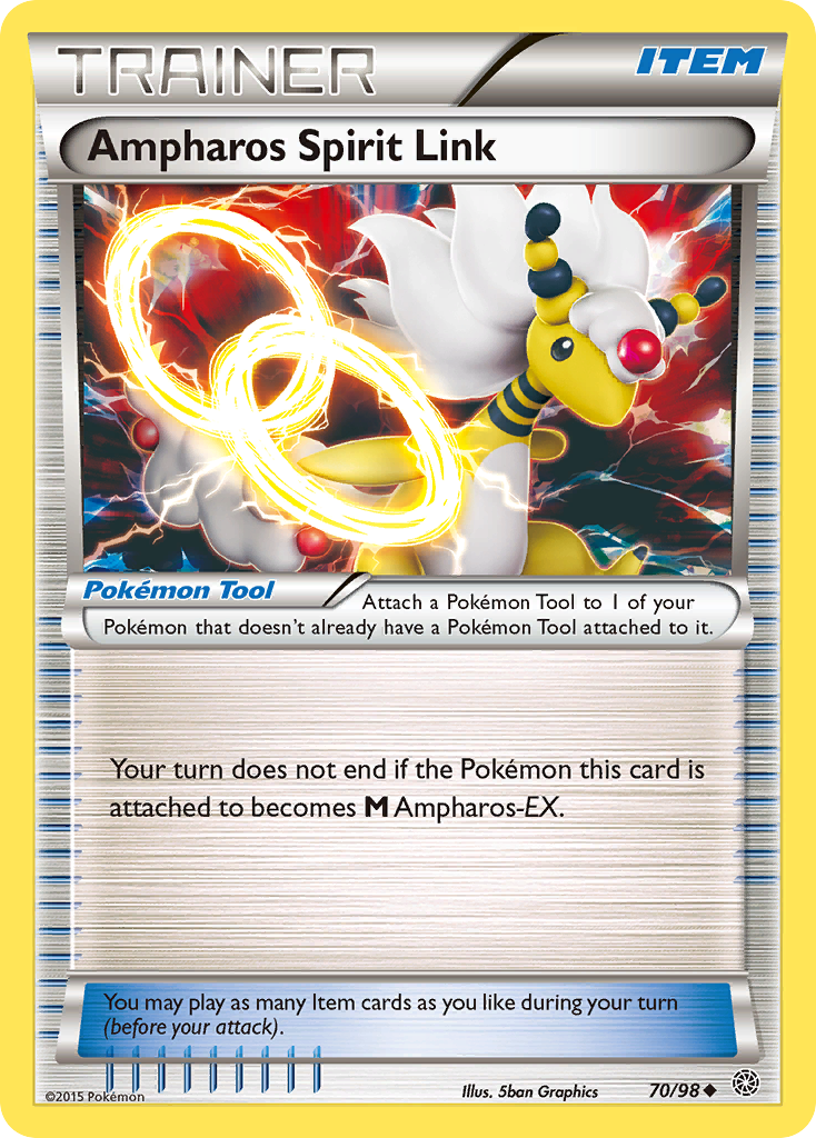 Ampharos Spirit Link (70/98) [XY: Ancient Origins] | Good Games Modbury