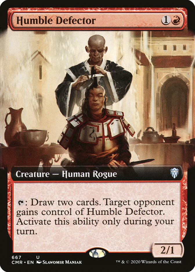 Humble Defector (Extended Art) [Commander Legends] | Good Games Modbury