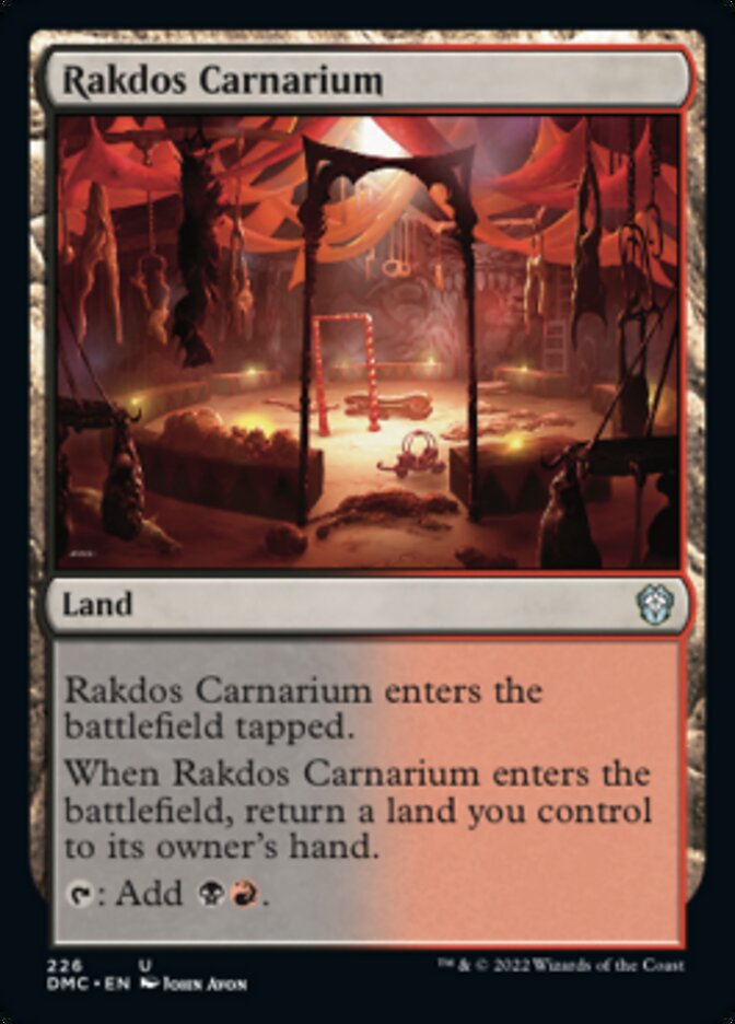 Rakdos Carnarium [Dominaria United Commander] | Good Games Modbury