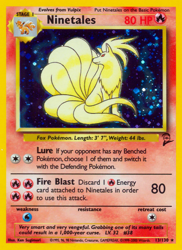 Ninetales (13/130) [Base Set 2] | Good Games Modbury