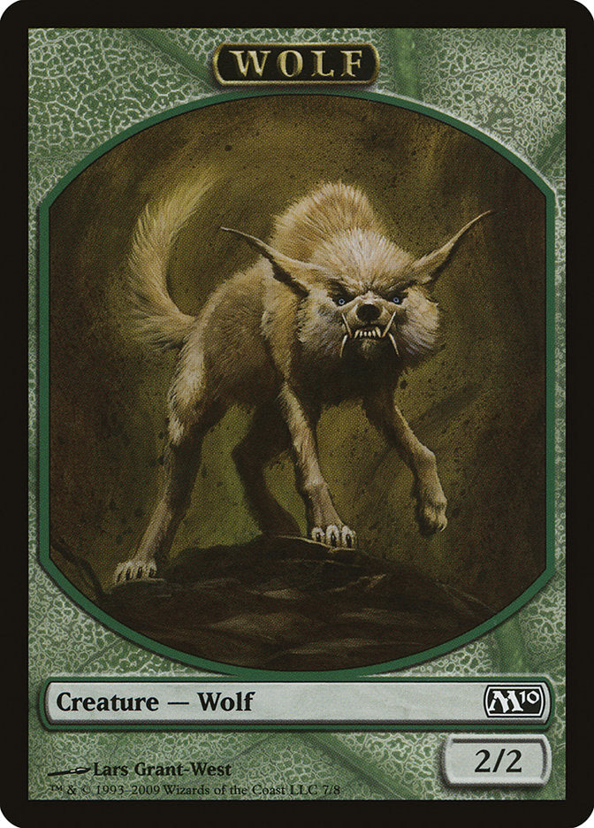 Wolf Token [Magic 2010 Tokens] | Good Games Modbury