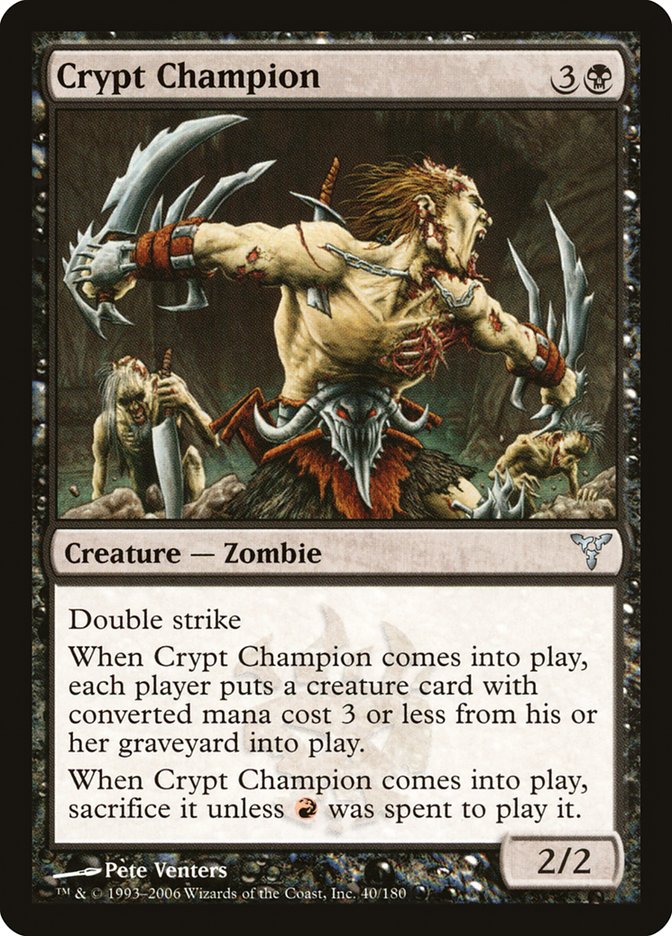 Crypt Champion [Dissension] | Good Games Modbury