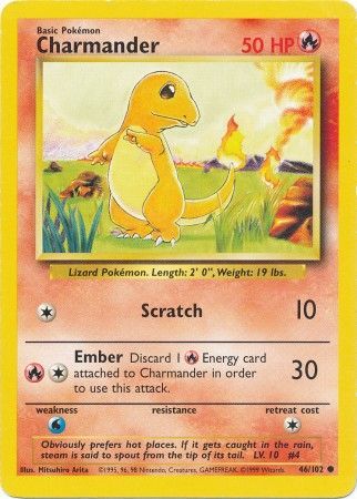 Charmander (46/102) [Base Set Unlimited] | Good Games Modbury