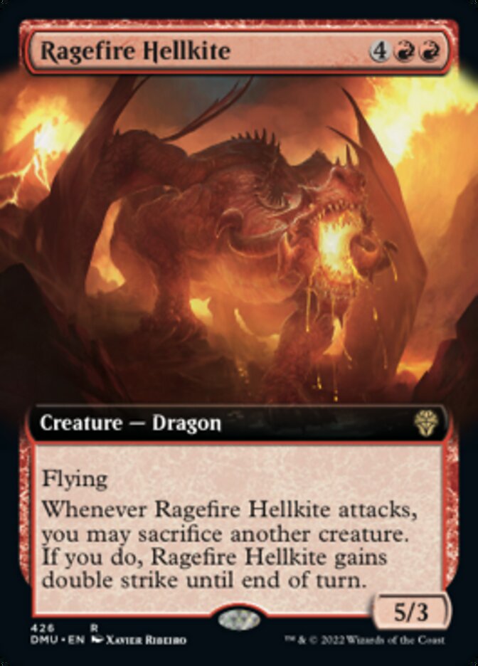 Ragefire Hellkite (Extended Art) [Dominaria United] | Good Games Modbury