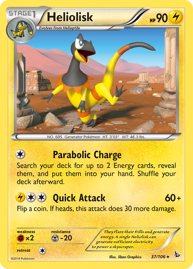 Heliolisk (37/106) [XY: Flashfire] | Good Games Modbury