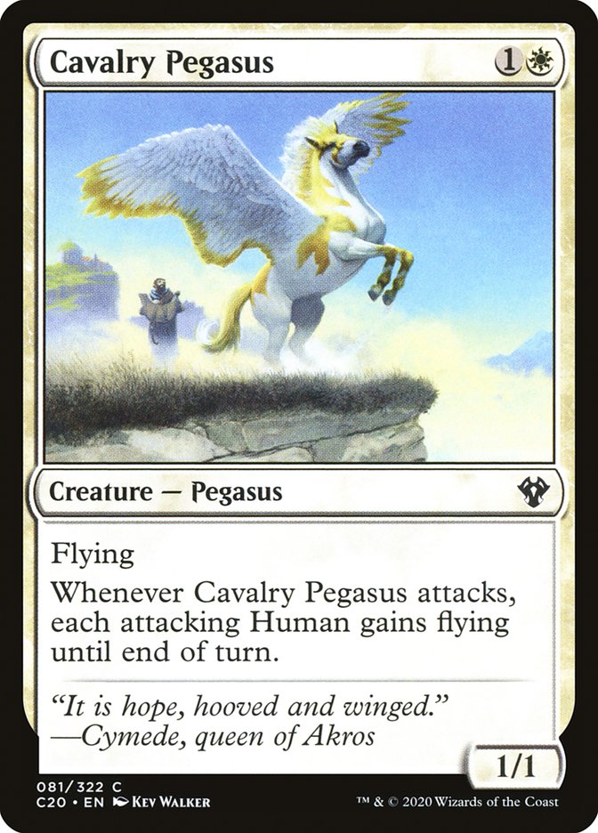 Cavalry Pegasus [Commander 2020] | Good Games Modbury