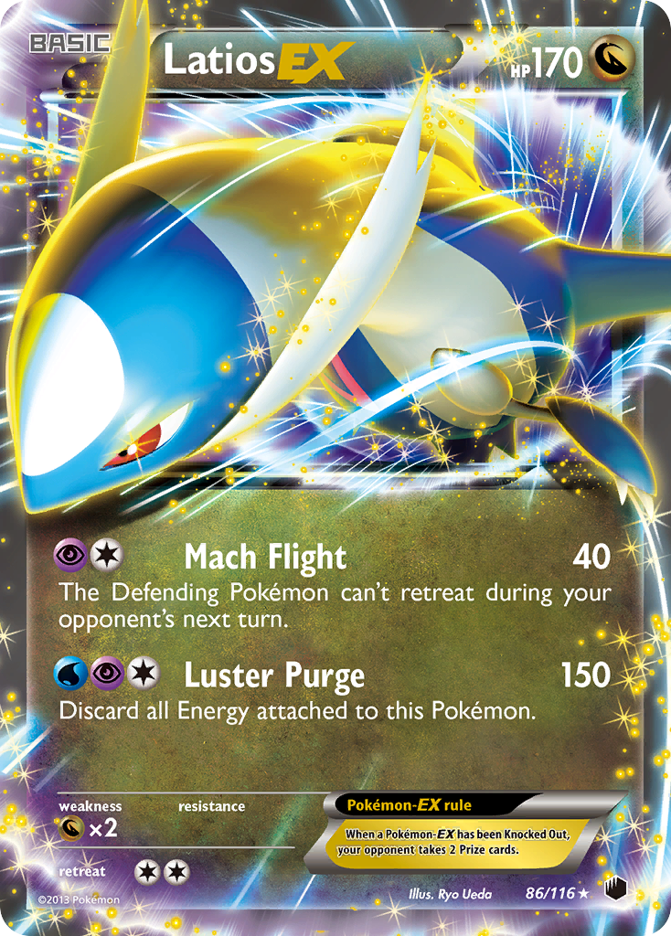 Latios EX (86/116) [Black & White: Plasma Freeze] | Good Games Modbury