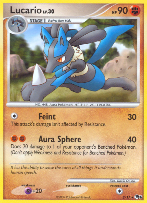 Lucario (2/17) [POP Series 6] | Good Games Modbury