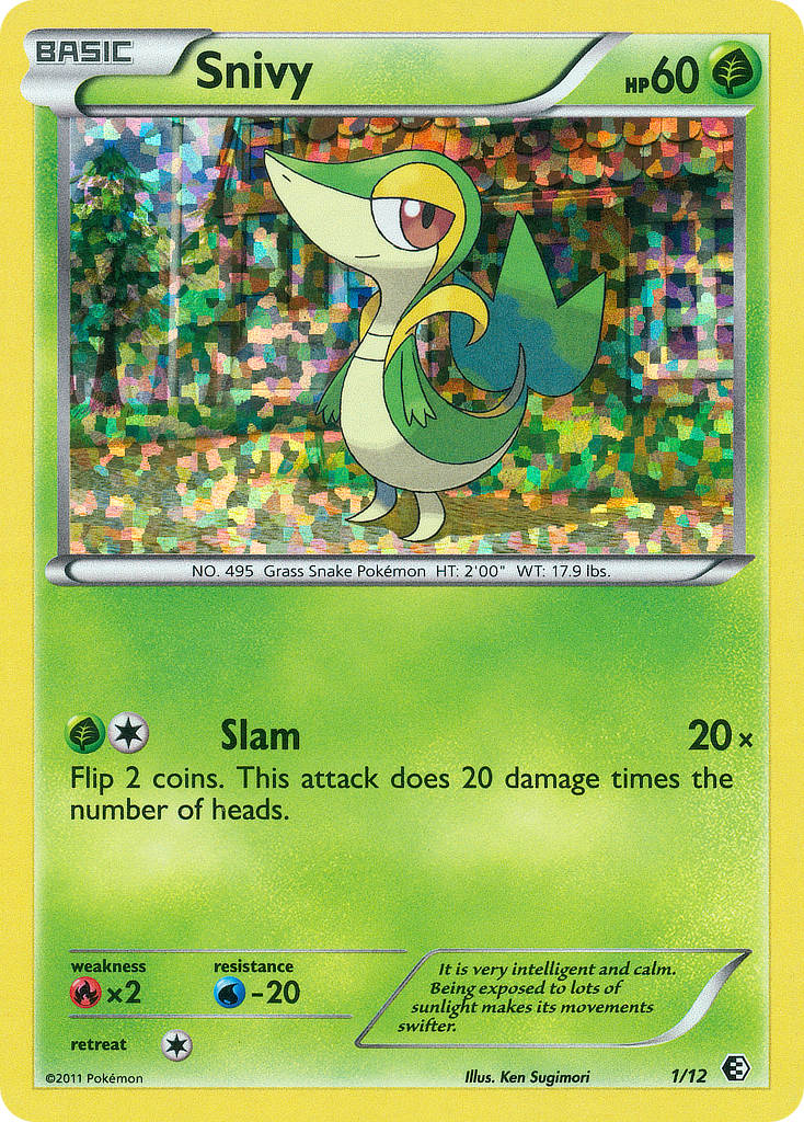 Snivy (1/12) [McDonald's Promos: 2011 Collection] | Good Games Modbury