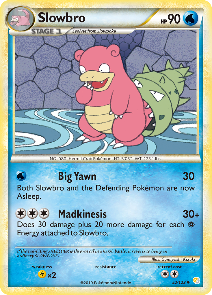 Slowbro (52/123) [HeartGold & SoulSilver: Base Set] | Good Games Modbury