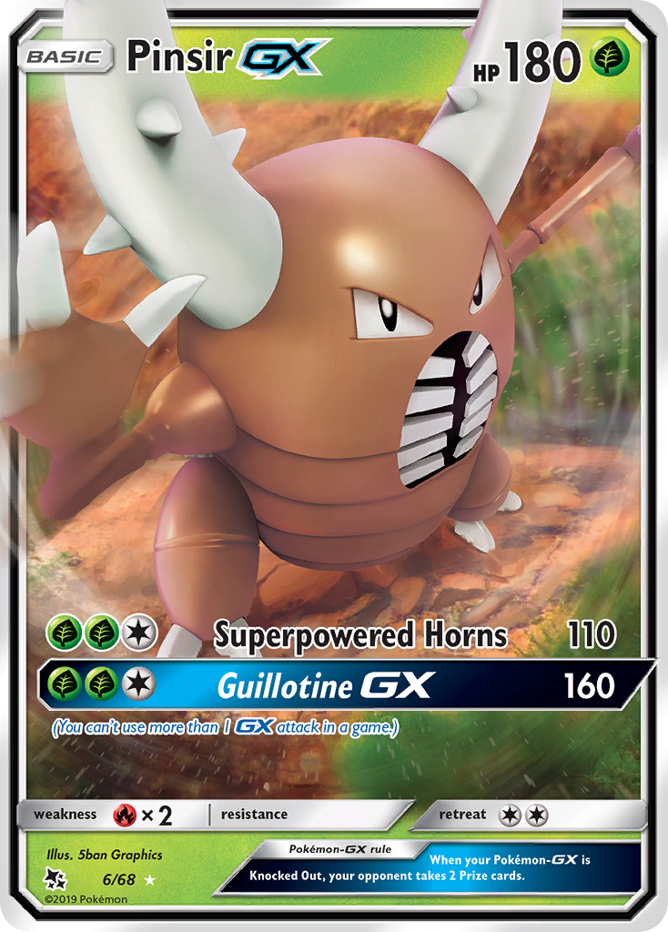 Pinsir GX (6/68) [Sun & Moon: Hidden Fates] | Good Games Modbury