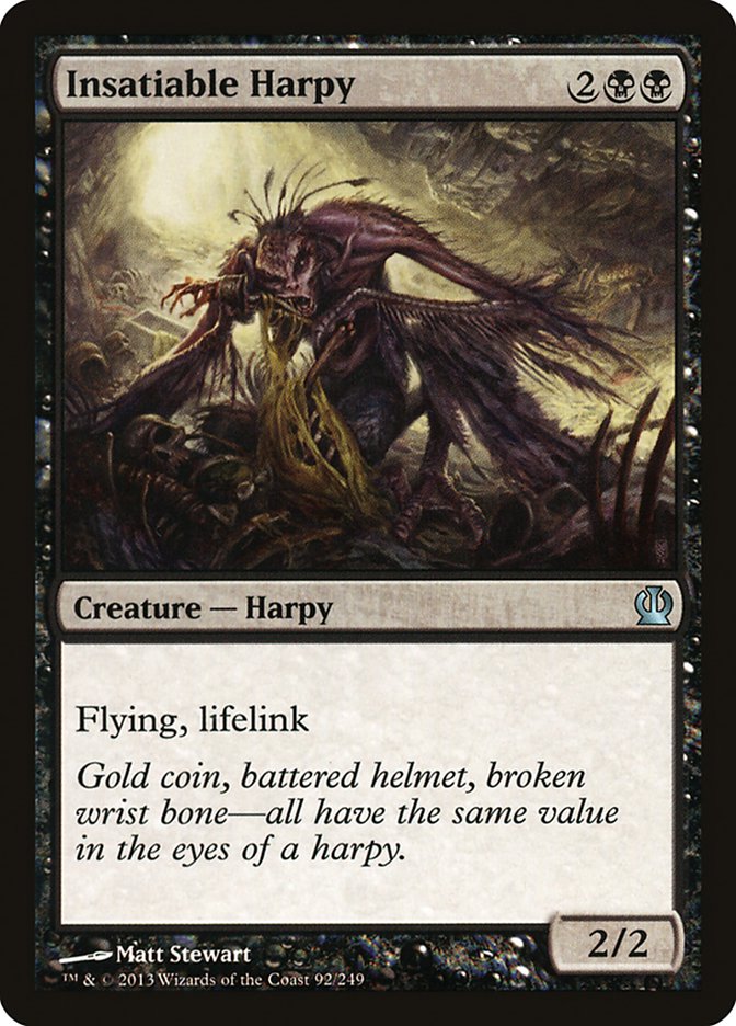 Insatiable Harpy [Theros] | Good Games Modbury