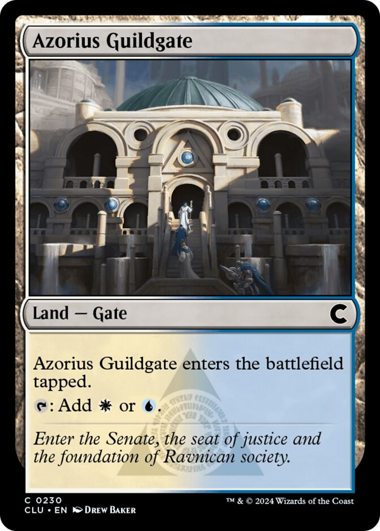 Azorius Guildgate [Ravnica: Clue Edition] | Good Games Modbury