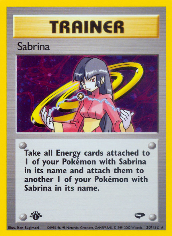 Sabrina (20/132) [Gym Challenge 1st Edition] | Good Games Modbury