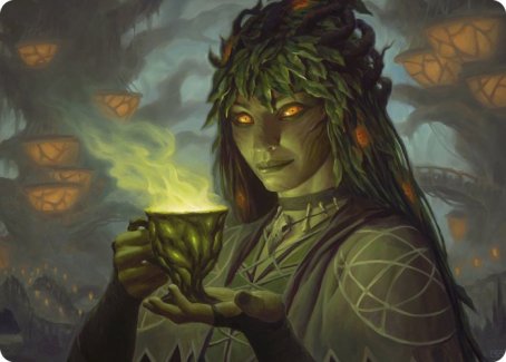 Dina, Soul Steeper Art Card [Strixhaven: School of Mages Art Series] | Good Games Modbury