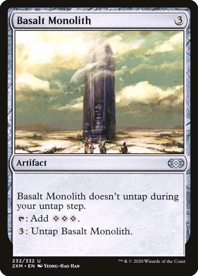 Basalt Monolith [Double Masters] | Good Games Modbury