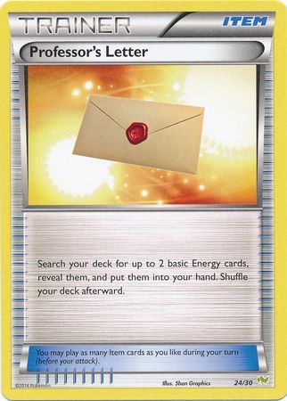 Professor's Letter (24/30) [XY: Trainer Kit - Noivern] | Good Games Modbury