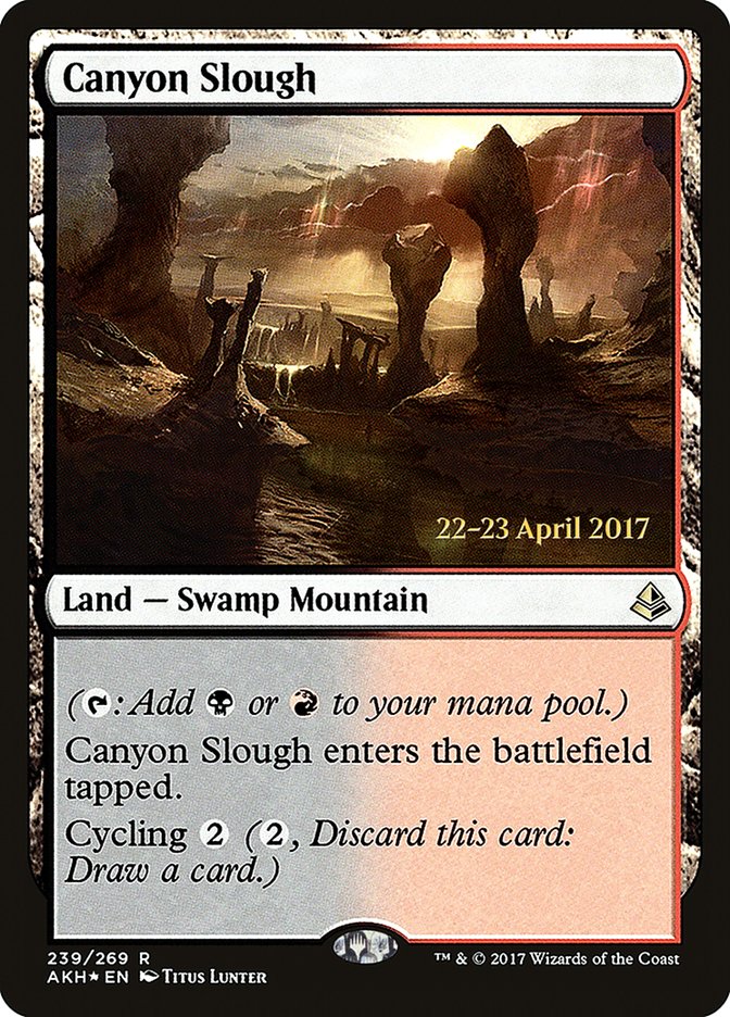 Canyon Slough [Amonkhet Prerelease Promos] | Good Games Modbury