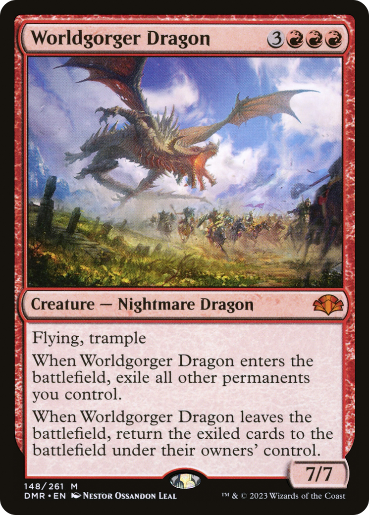 Worldgorger Dragon [Dominaria Remastered] | Good Games Modbury