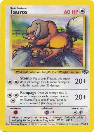 Tauros (47/64) [Jungle Unlimited] | Good Games Modbury