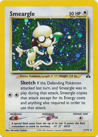 Smeargle (11/75) [Neo Discovery Unlimited] | Good Games Modbury