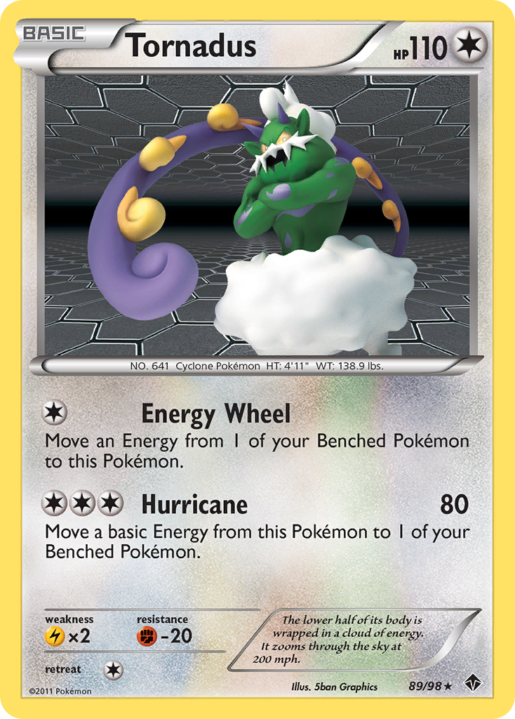 Tornadus (89/98) [Black & White: Emerging Powers] | Good Games Modbury