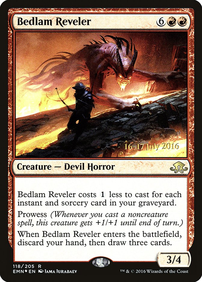 Bedlam Reveler [Eldritch Moon Prerelease Promos] | Good Games Modbury