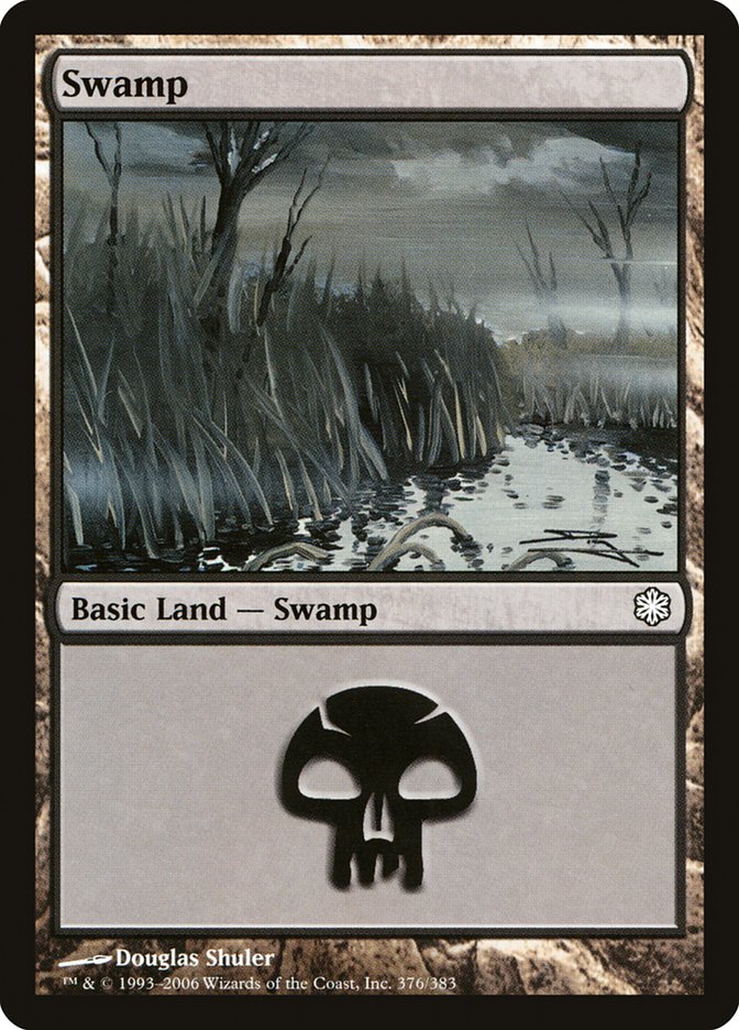 Swamp (376) [Coldsnap Theme Decks] | Good Games Modbury