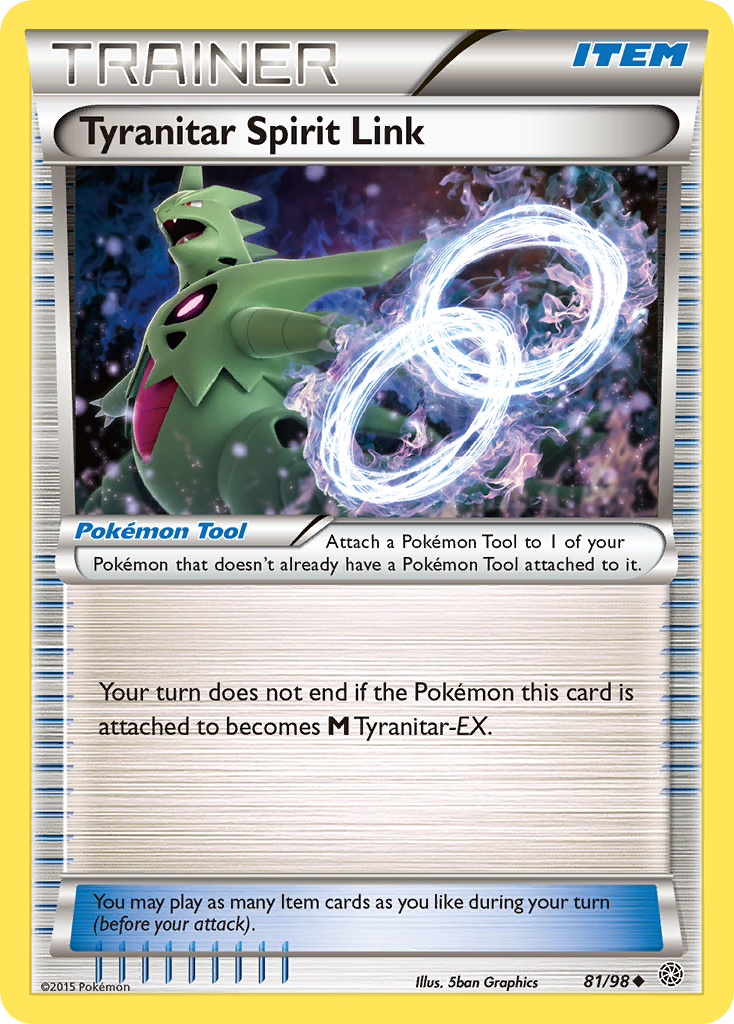 Tyranitar Spirit Link (81/98) [XY: Ancient Origins] | Good Games Modbury