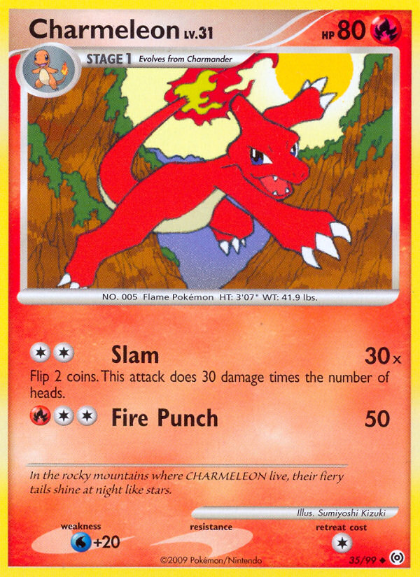 Charmeleon (35/99) [Platinum: Arceus] | Good Games Modbury