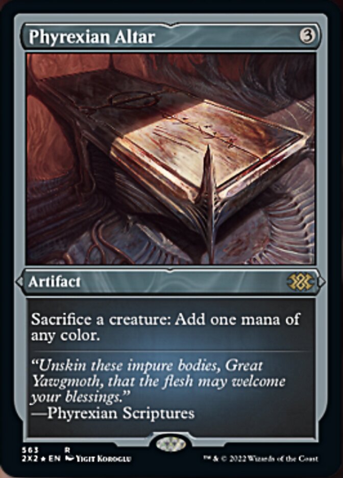 Phyrexian Altar (Foil Etched) [Double Masters 2022] | Good Games Modbury