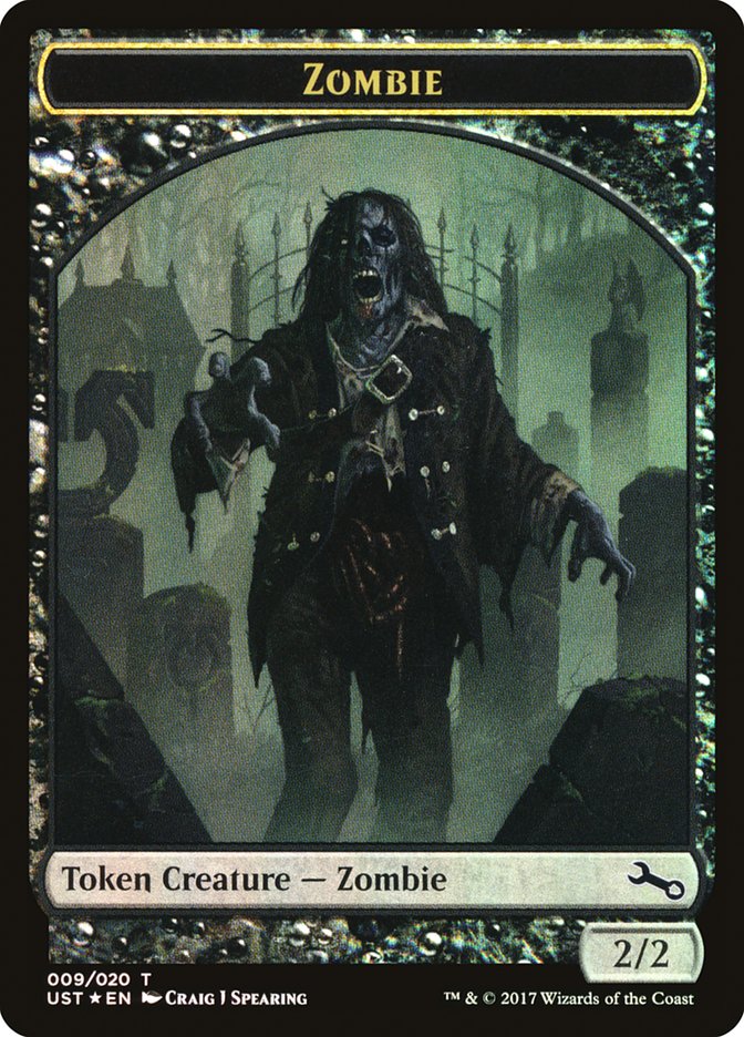 Zombie // Zombie Double-Sided Token [Unstable Tokens] | Good Games Modbury