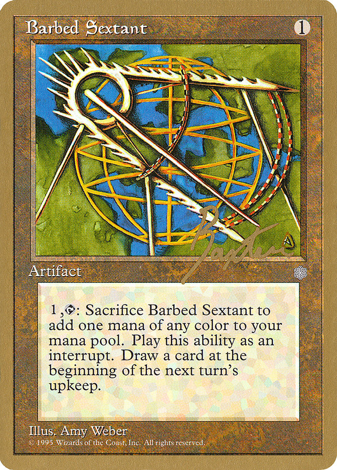 Barbed Sextant (George Baxter) [Pro Tour Collector Set] | Good Games Modbury