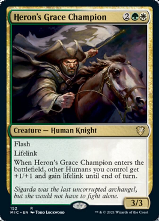 Heron's Grace Champion [Innistrad: Midnight Hunt Commander] | Good Games Modbury