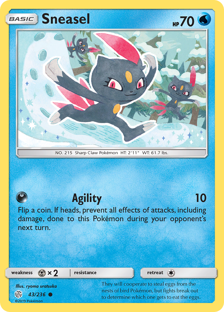 Sneasel (43/236) [Sun & Moon: Cosmic Eclipse] | Good Games Modbury