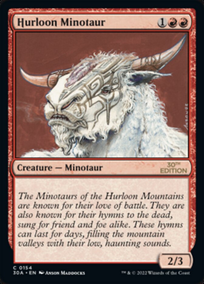 Hurloon Minotaur [30th Anniversary Edition] | Good Games Modbury