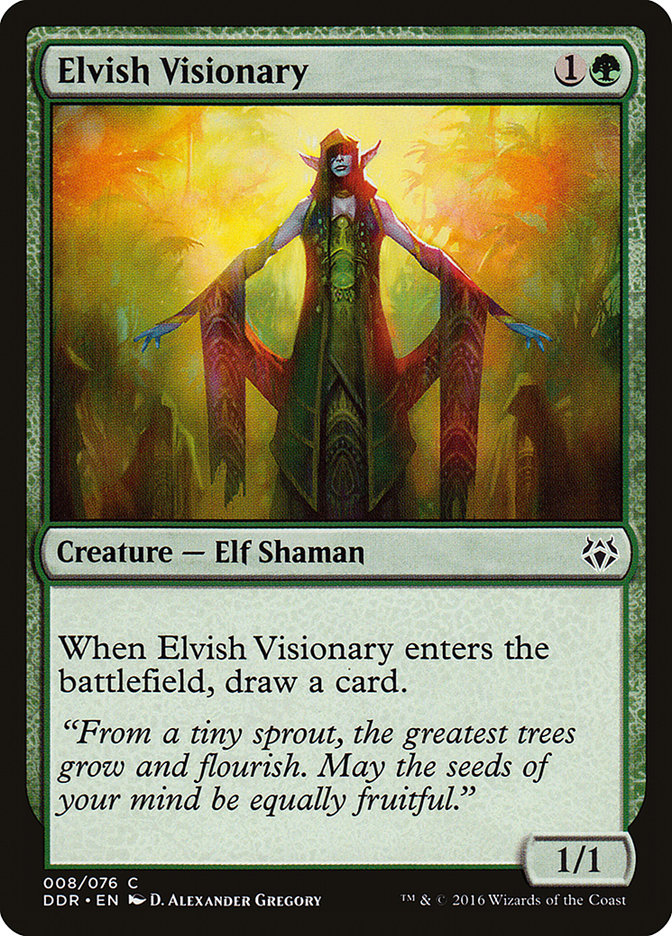 Elvish Visionary [Duel Decks: Nissa vs. Ob Nixilis] | Good Games Modbury