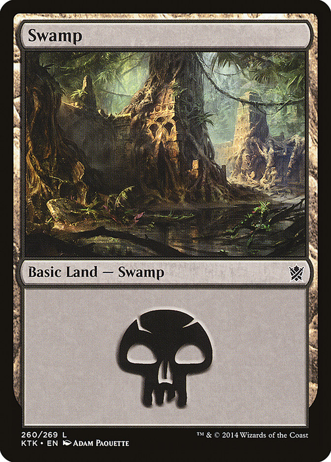 Swamp (260) [Khans of Tarkir] | Good Games Modbury