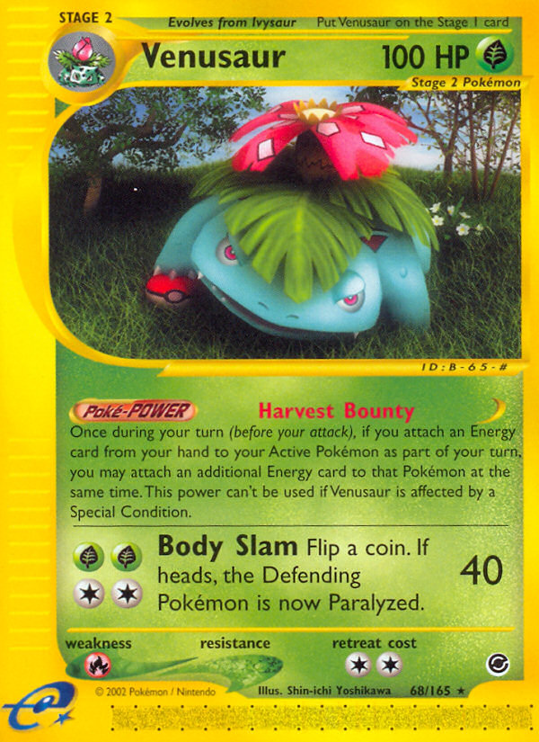 Venusaur (68/165) [Expedition: Base Set] | Good Games Modbury