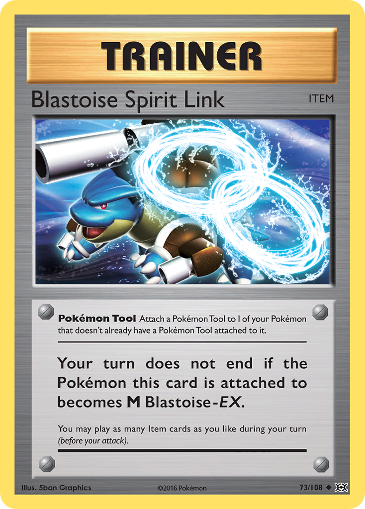 Blastoise Spirit Link (73/108) [XY: Evolutions] | Good Games Modbury