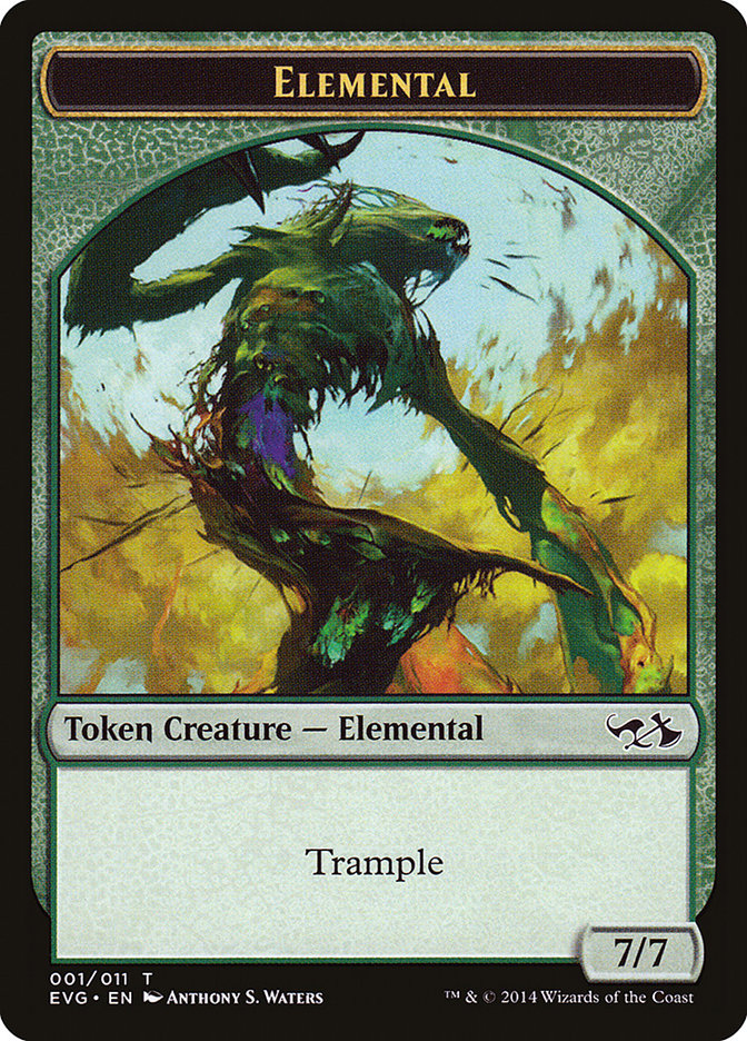 Elemental Token (Elves vs. Goblins) [Duel Decks Anthology Tokens] | Good Games Modbury