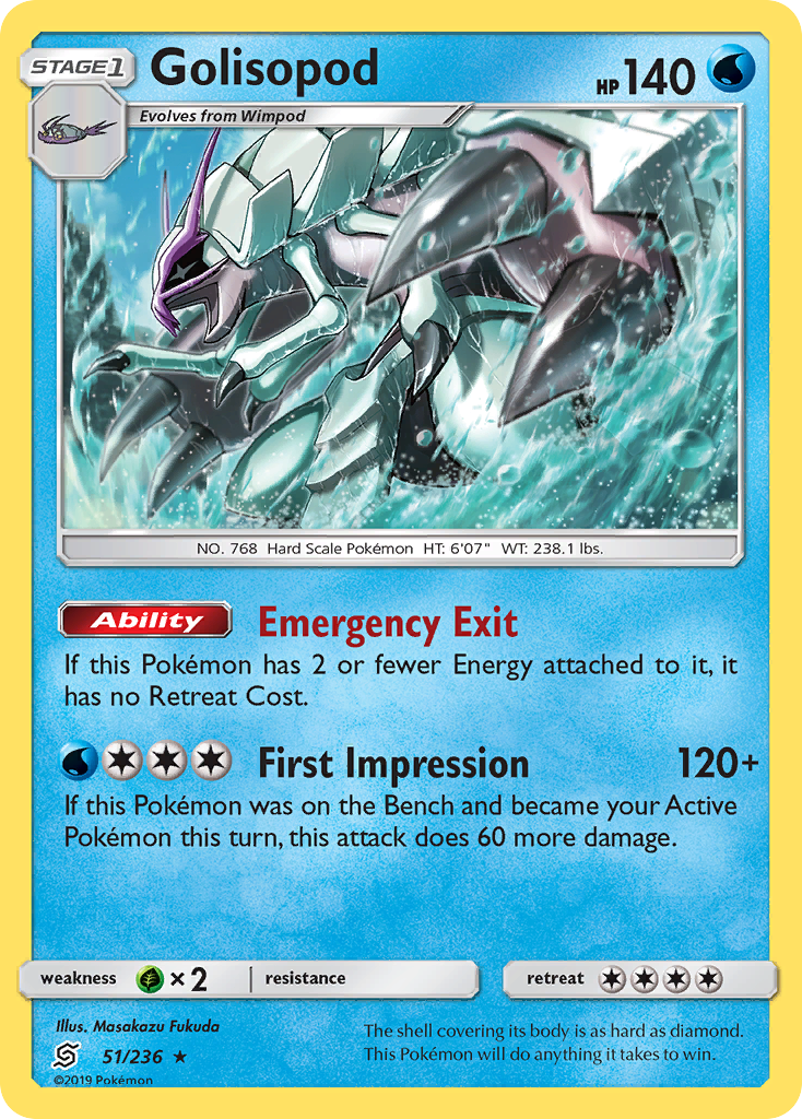 Golisopod (51/236) [Sun & Moon: Unified Minds] | Good Games Modbury