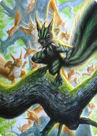 Chatterfang, Squirrel General Art Card (67) [Modern Horizons 2 Art Series] | Good Games Modbury