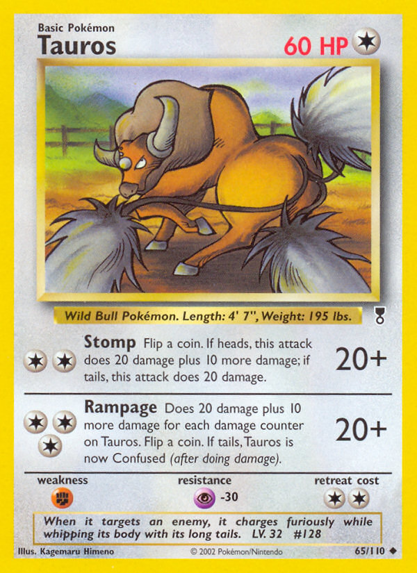 Tauros (65/110) [Legendary Collection] | Good Games Modbury