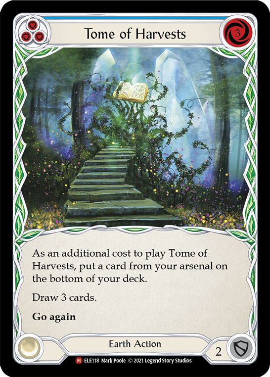 Tome of Harvests [ELE118] (Tales of Aria)  1st Edition Rainbow Foil | Good Games Modbury