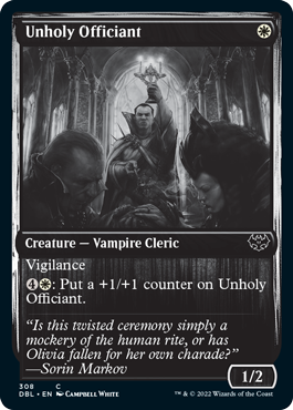 Unholy Officiant [Innistrad: Double Feature] | Good Games Modbury